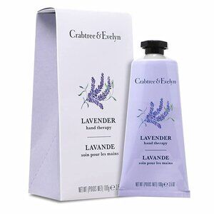 Crabtree & Evelyn Lavender Hand Therapy Cream, 3.5 oz - Moisturizer Dry Skin